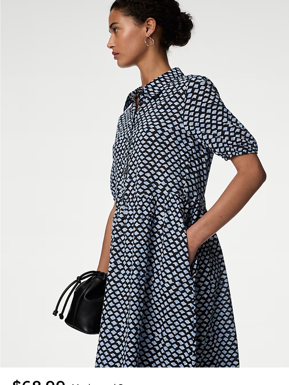 Marks & Spencer Midi Shirt Dress size US10 (UK14)